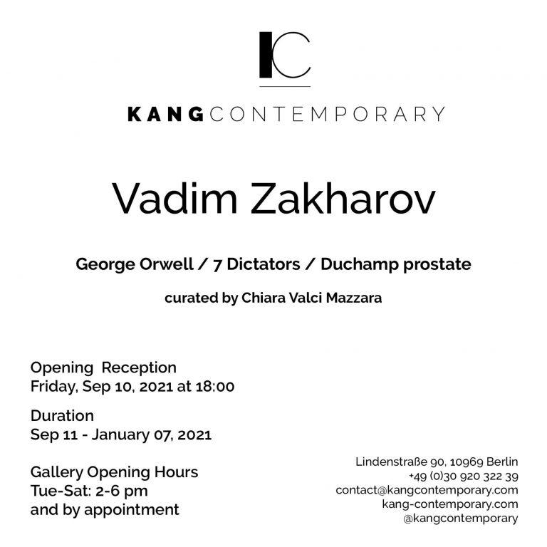 Invitation, Vadim Zakharov, George Orwell _ 7 Dictators _ Duchamp prostate 3-min